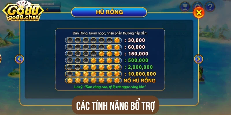 Các tính năng bổ trợ