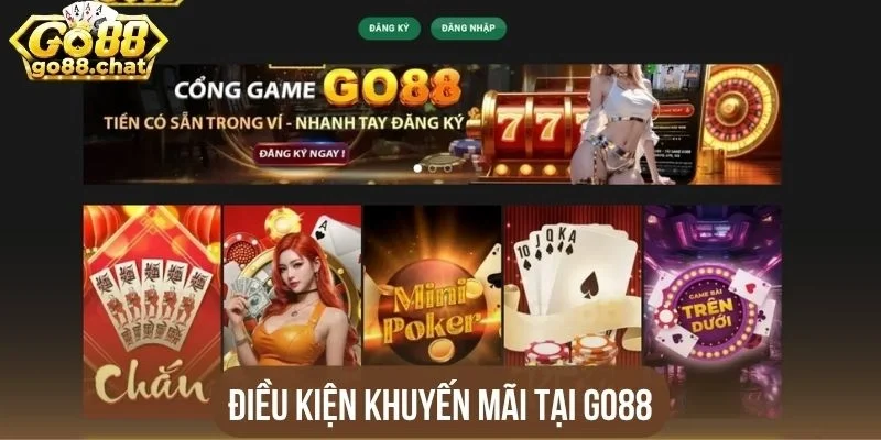 Điều kiện khuyến mãi tại Go88