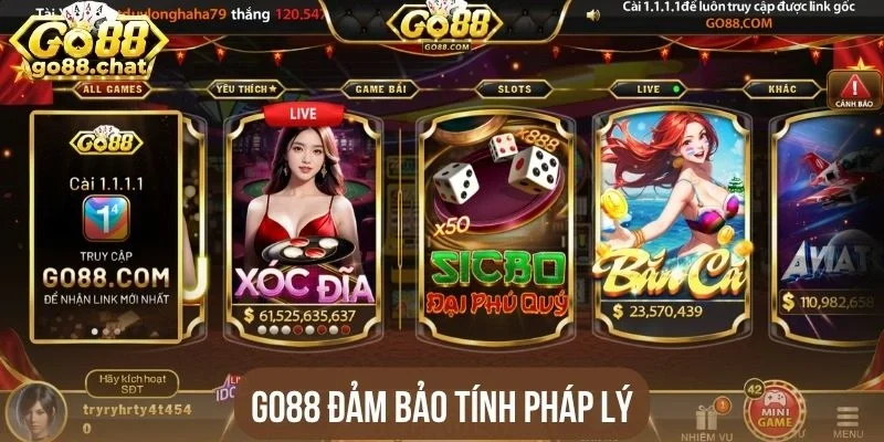 Go88 đảm bảo tính pháp lý