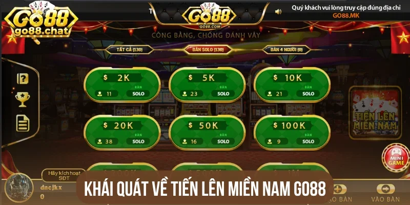 Khái quát về Tiến lên miền Nam Go88
