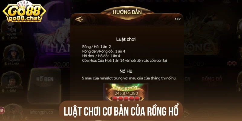Luật chơi cơ bản của Rồng Hổ