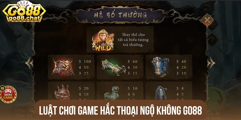 Luật chơi game Hắc thoại ngộ không Go88