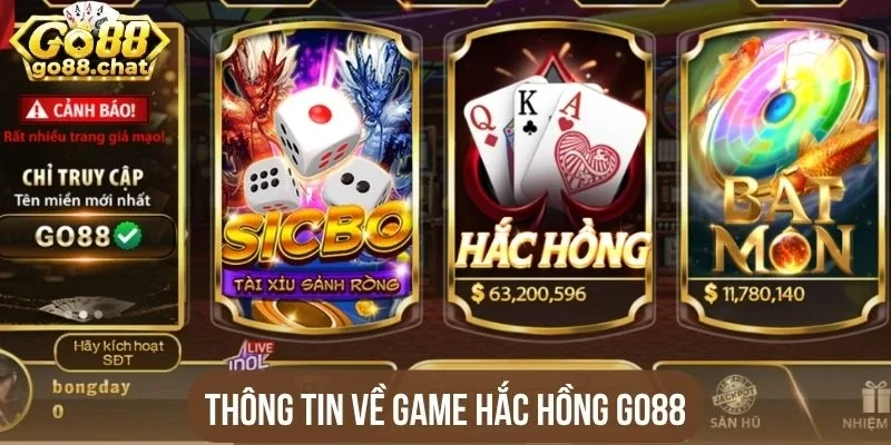 Thông tin về game Hắc hồng Go88