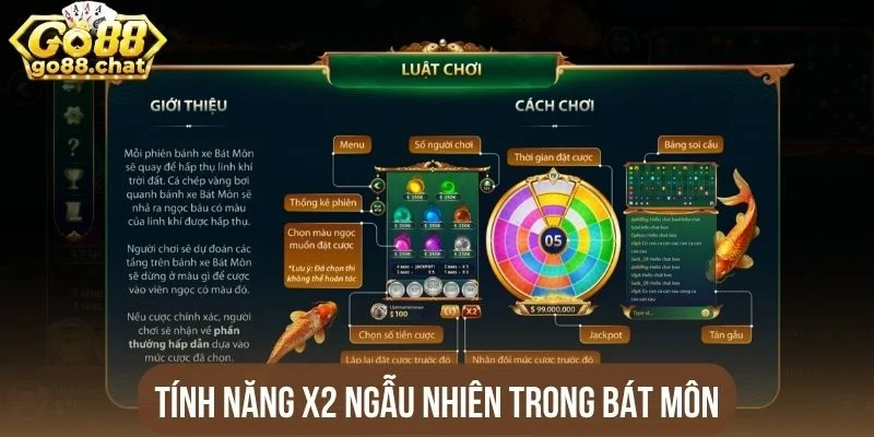Tính năng x2 ngẫu nhiên trong Bát môn