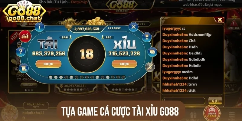 Giới thiệu tựa game cá cược tài xỉu Go88 